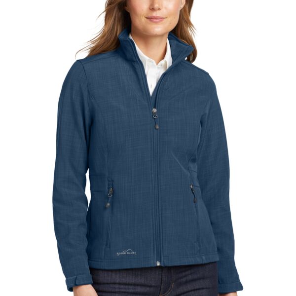 Women's Shaded Crosshatch Soft Shell Jacket Thumbnail